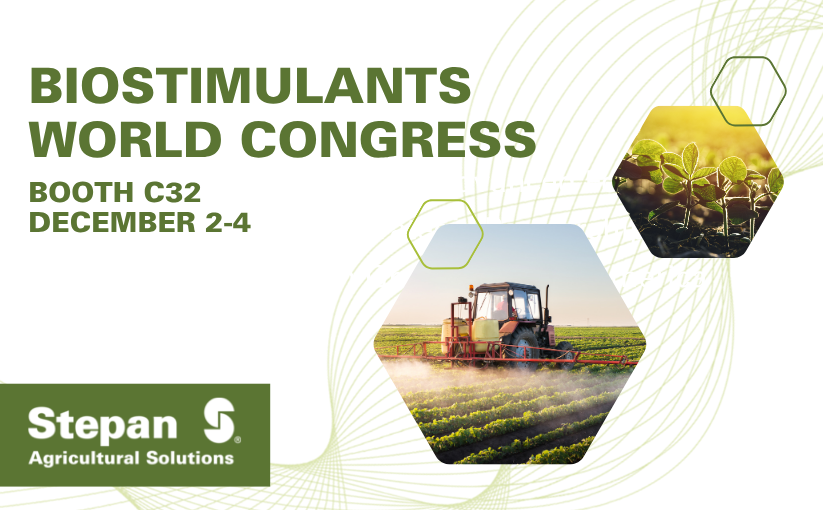 Join Stepan at the Biostimulants World Congress!