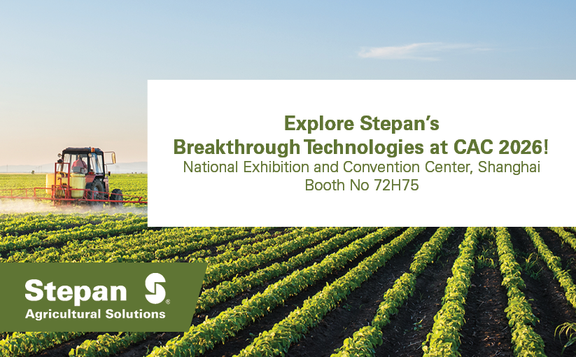 Stepan Agricultural Solutions to Exhibit at CAC 2026