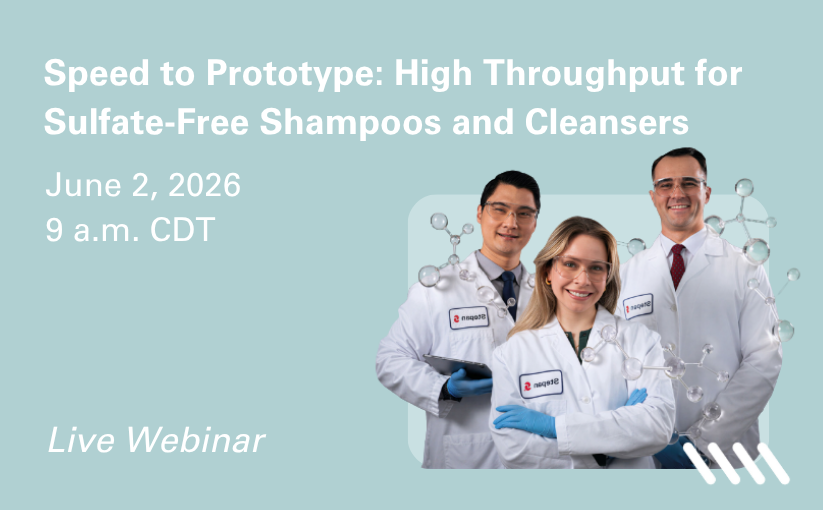 Upcoming Webinar: Speed Up Sulfate-Free Formulation